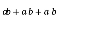 Negative, thin and thick spacing
